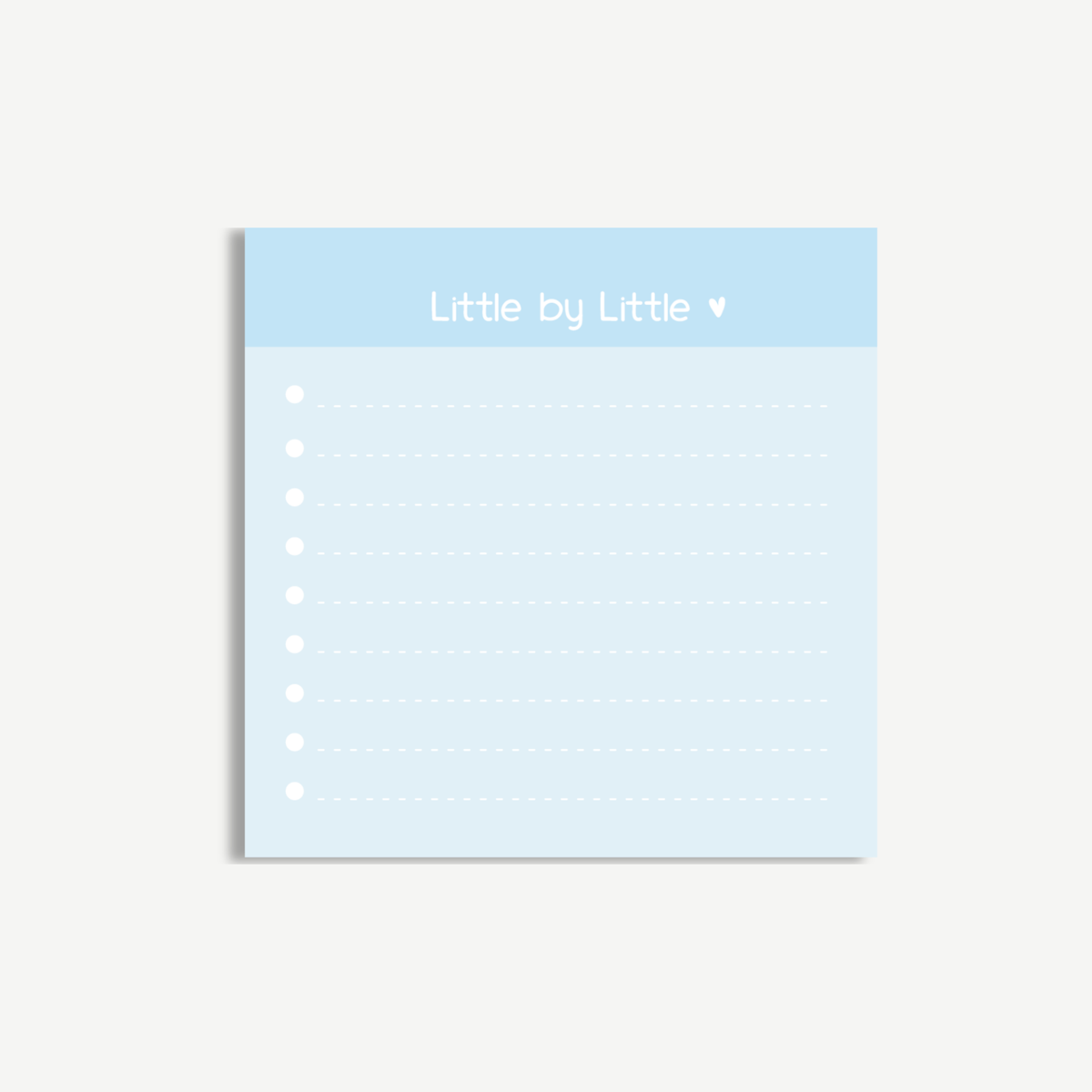 Little by Little Sticky Notes | Cute To Do List Pad