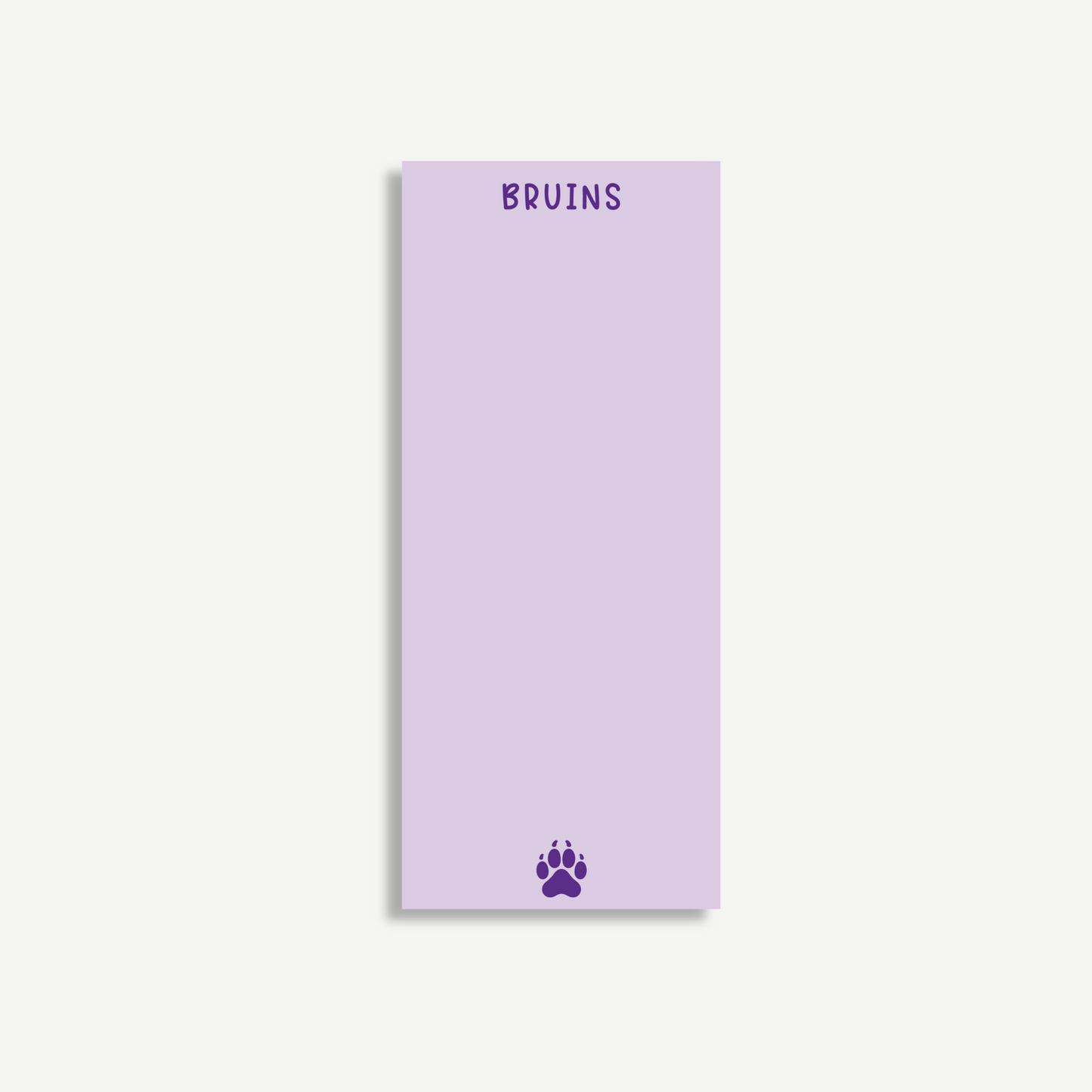 Bruins School Spirit Notepad | Purple To-Do NotePad