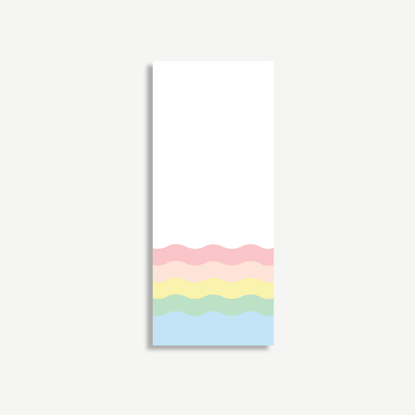 Pastel Waves Notepad