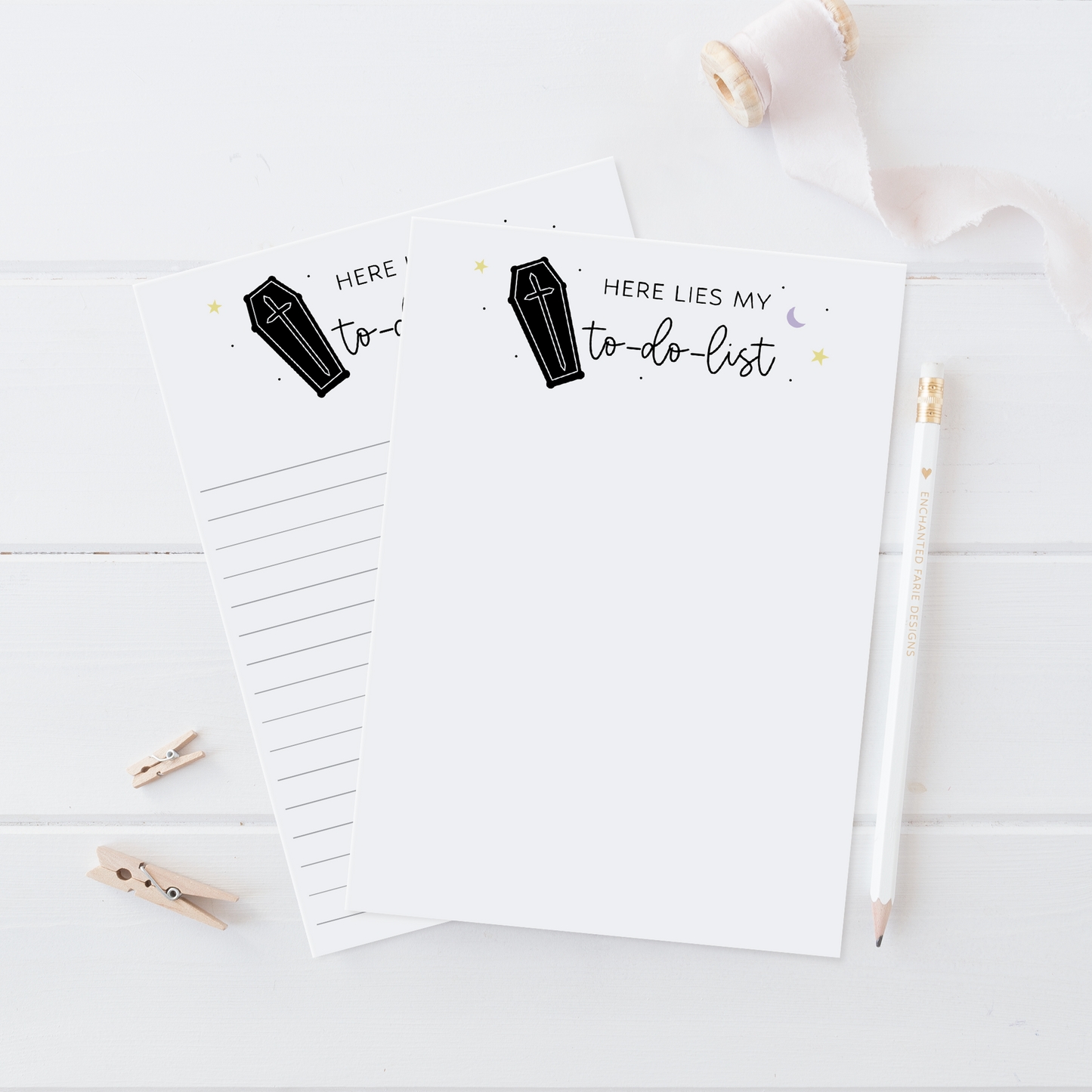 Halloween Notepads – Cute & Spooky Stationery - Printable Fall Gift