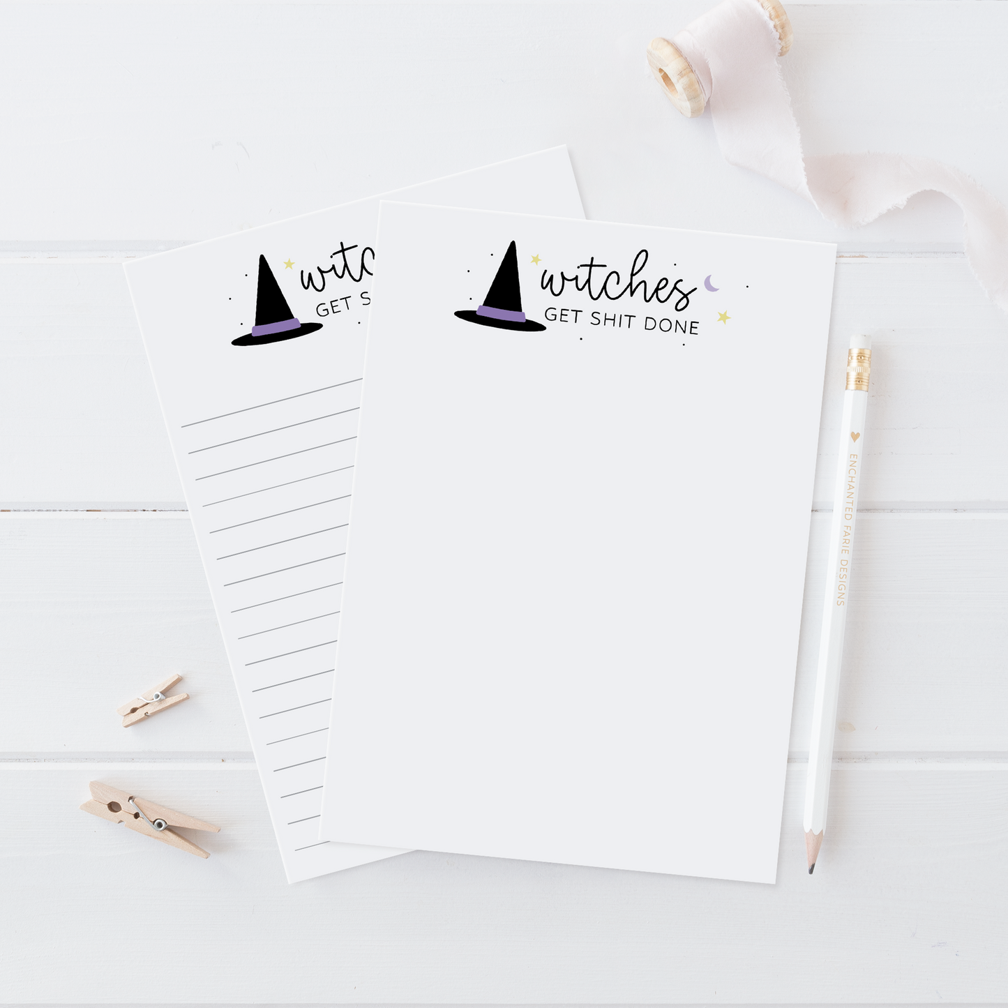 Halloween Notepads – Cute & Spooky Stationery - Printable Fall Gift