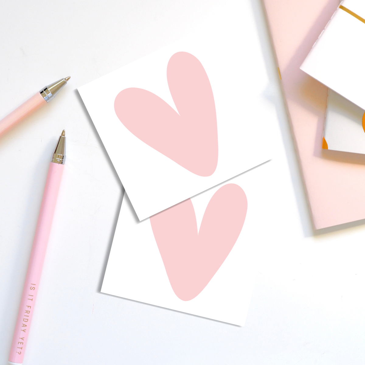 Large Heart Sticky Notes