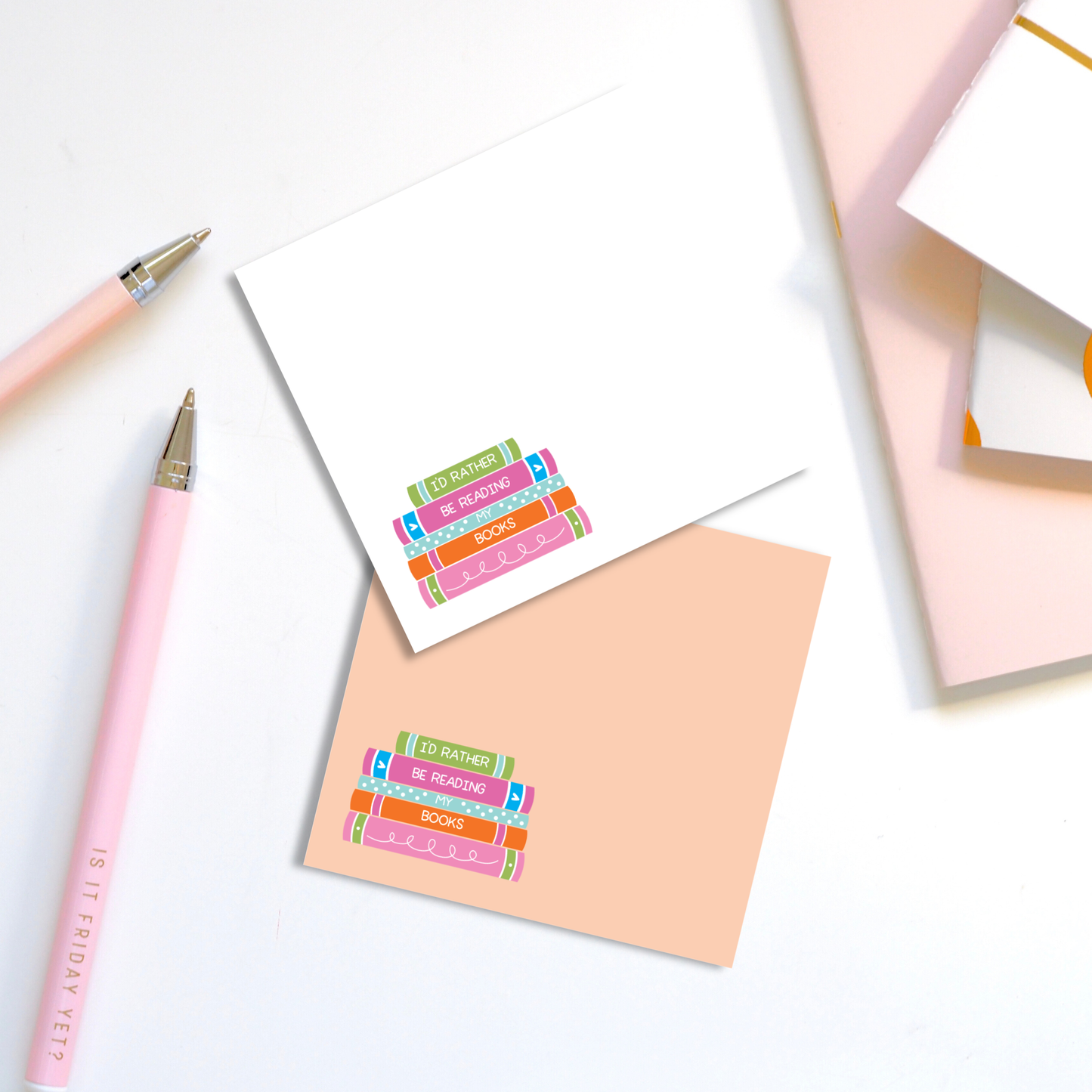 I’d Rather Be Reading - Sticky Notes 3" x 3"