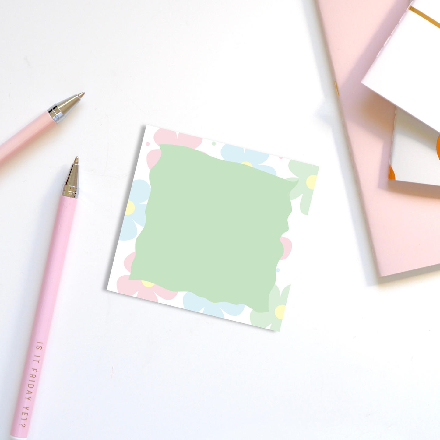 Enchanted Floral Sticky Notes