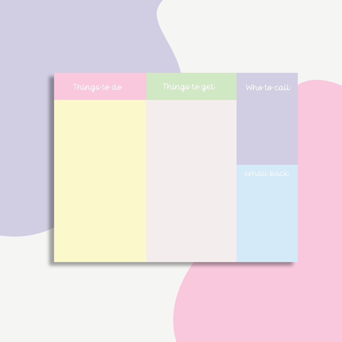 The Daily Mind Dump Notepad 11 x 8.5"