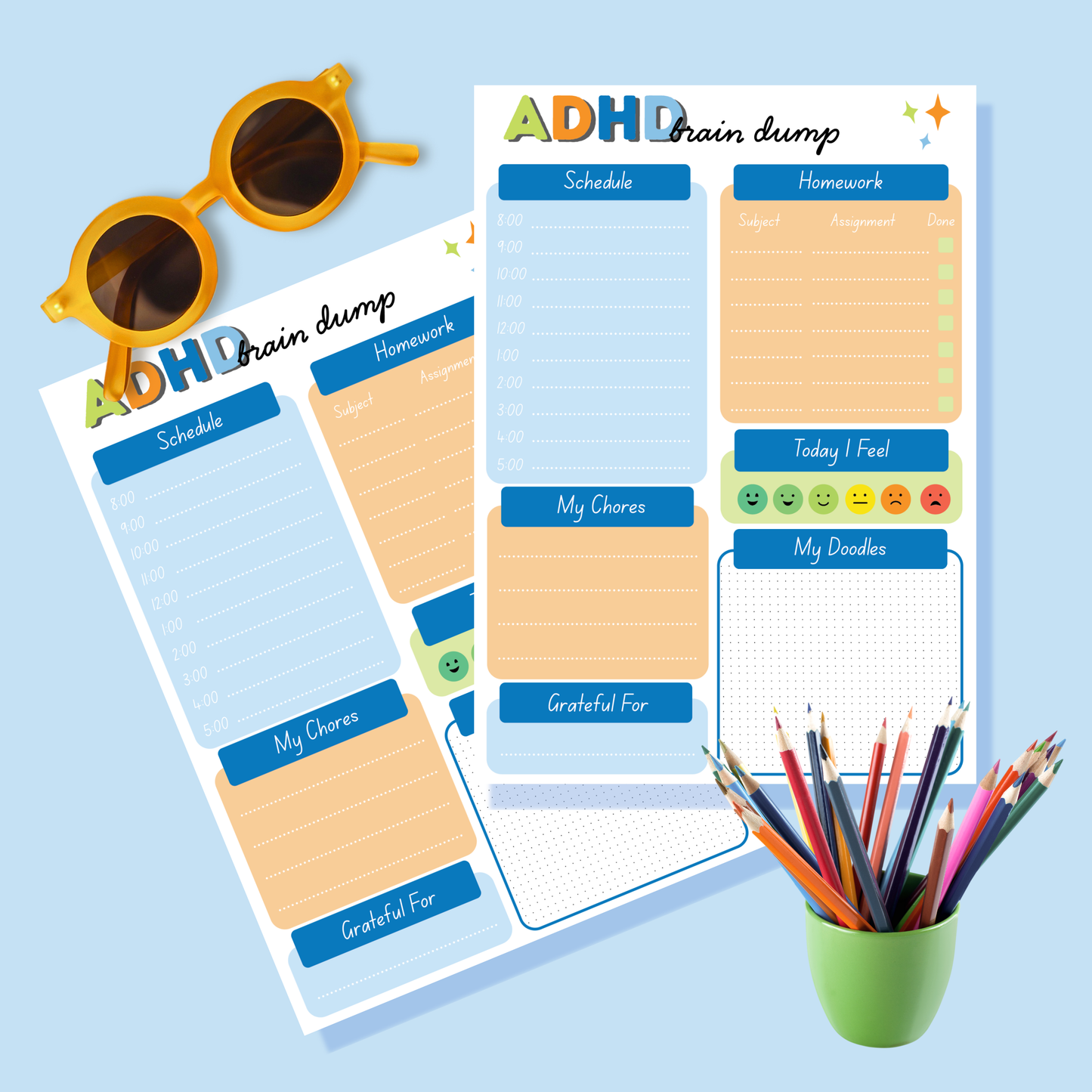 ADHD Brain Dump Notepad