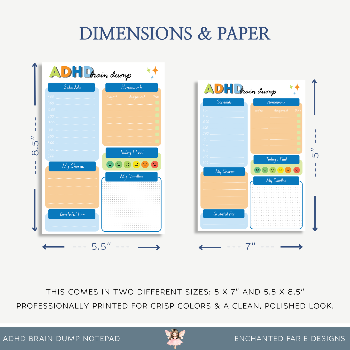 ADHD Brain Dump Notepad