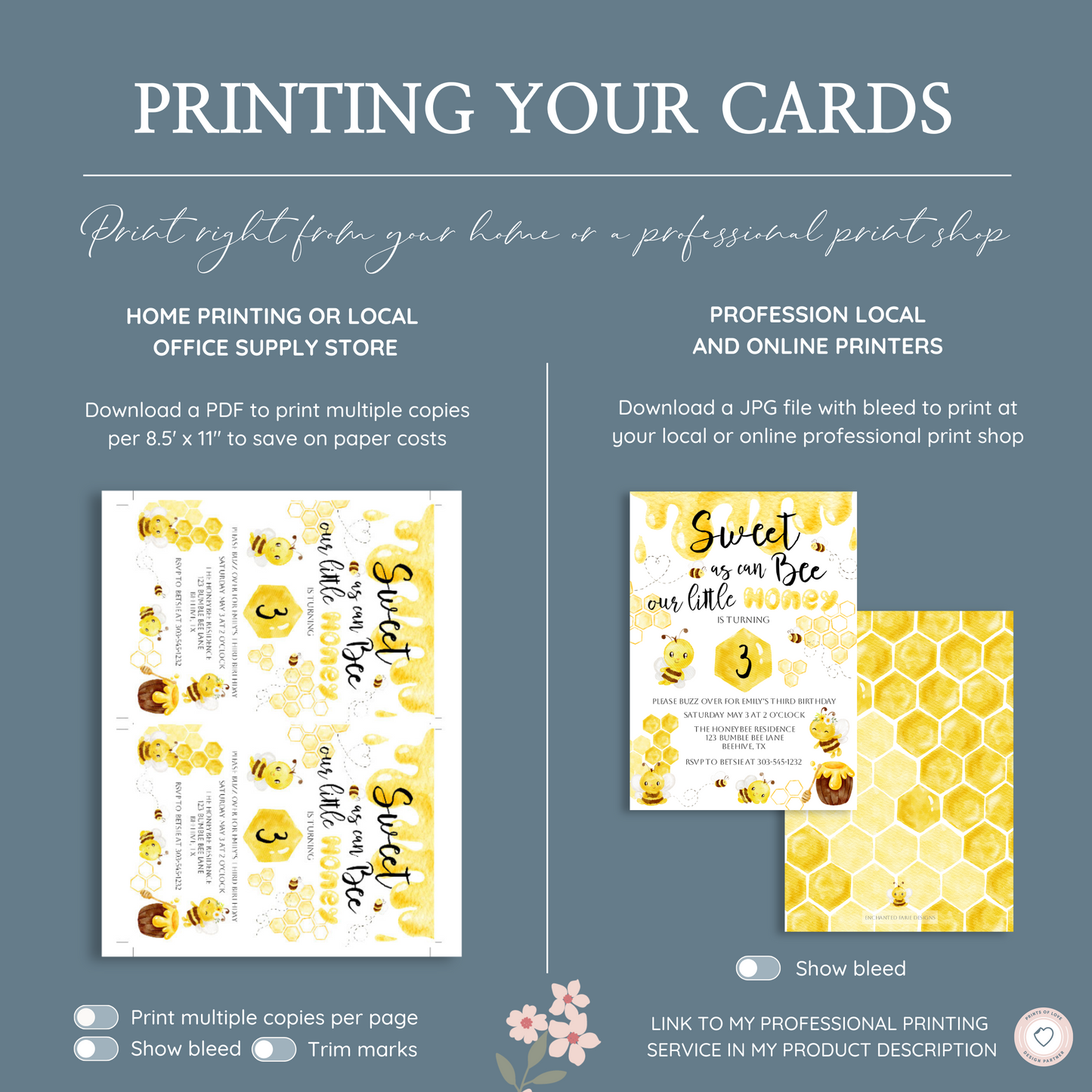 Sweet As Can Bee Birthday Invitation – Editable Bumble Bee Party Invite