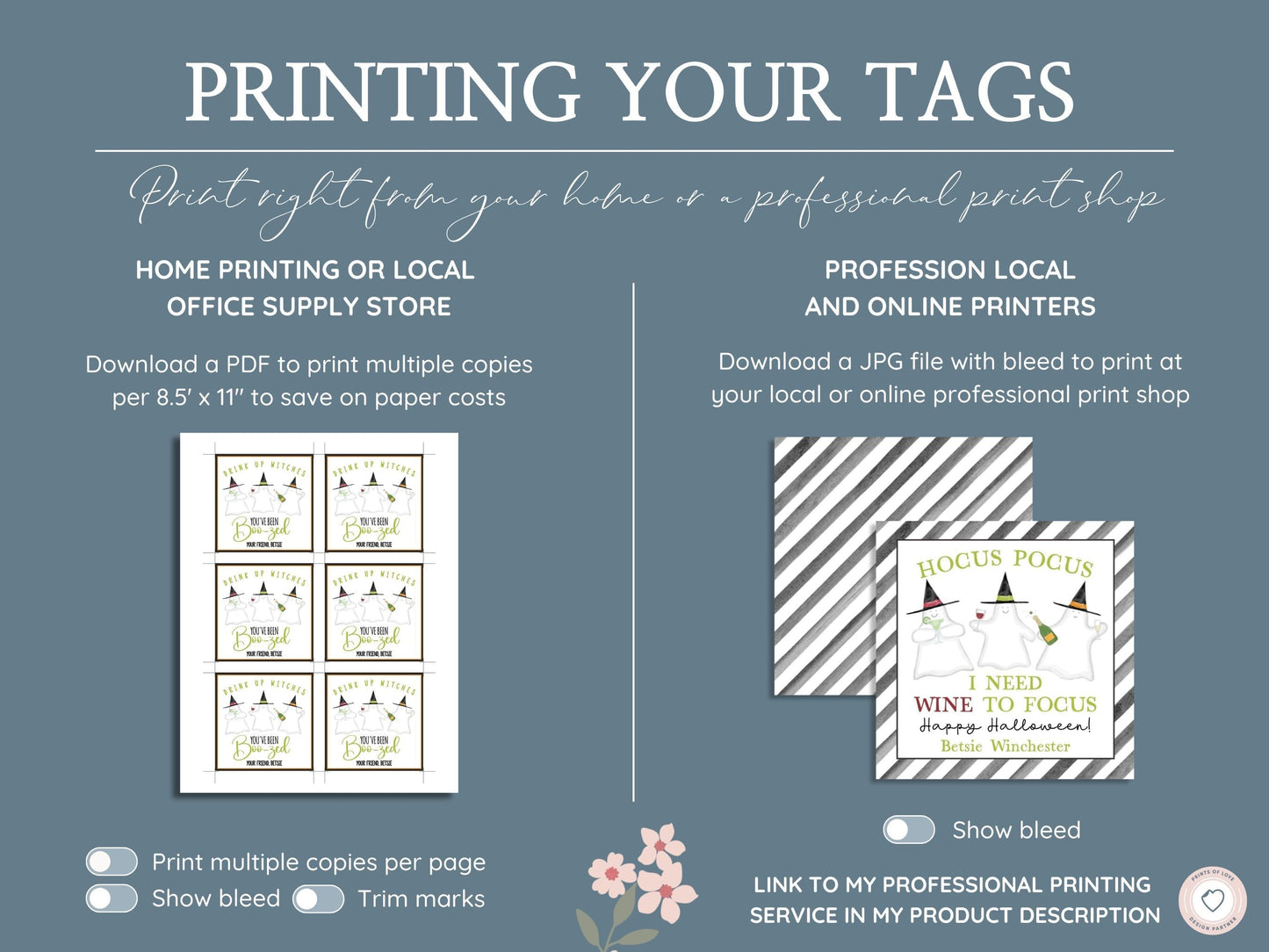 Hocus Pocus Printable Gift Tag