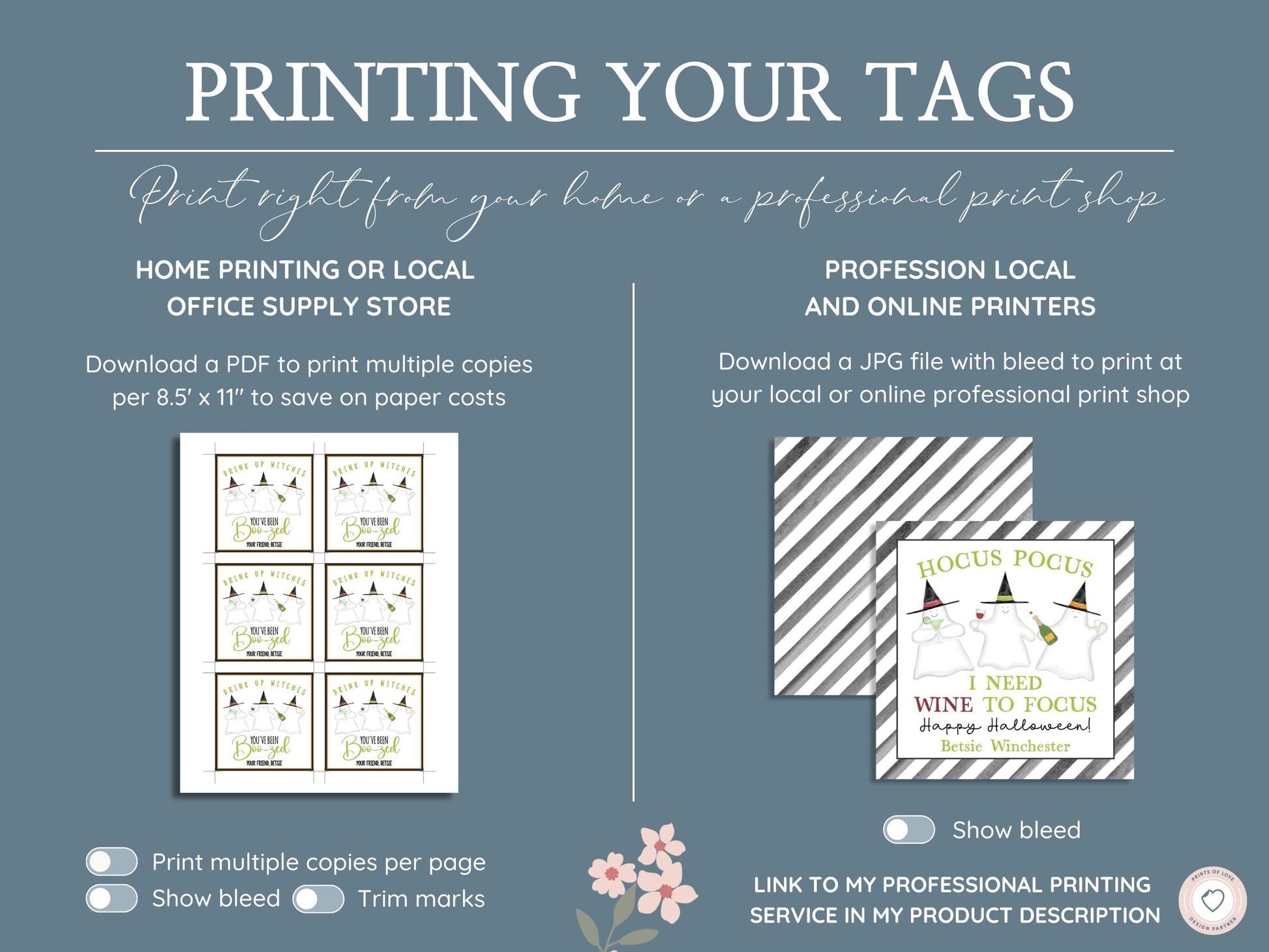 Hocus Pocus Printable Gift Tag