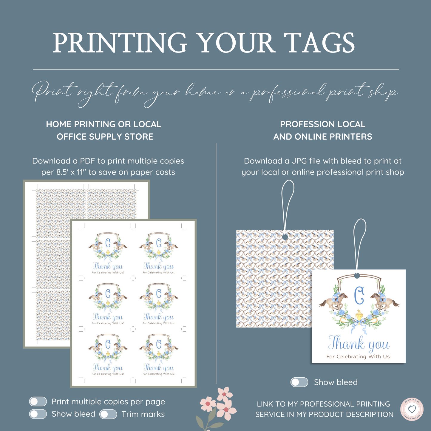 Kentucky Derby Boy Birthday Gift Tags