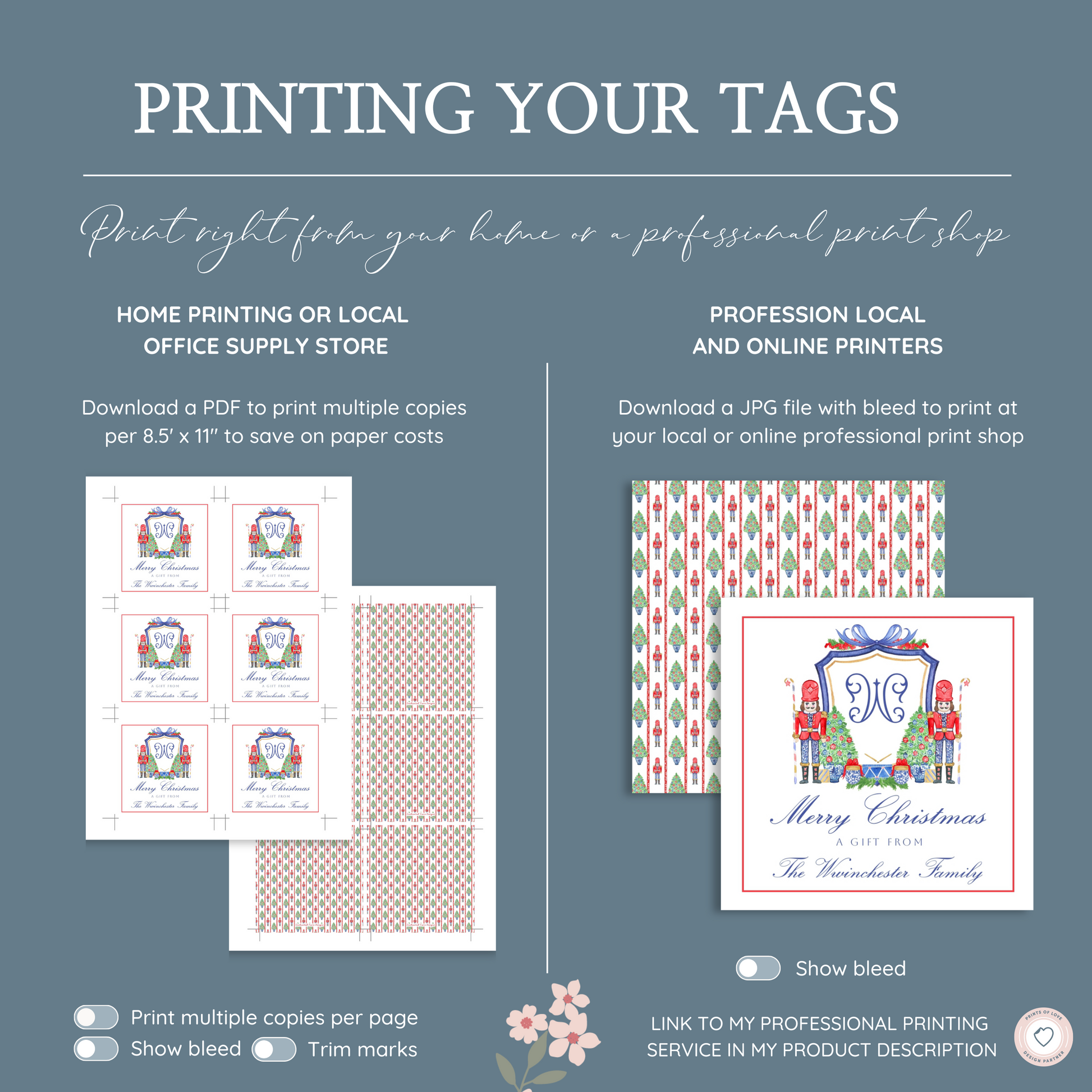  Nutcracker Gift Tag Template 