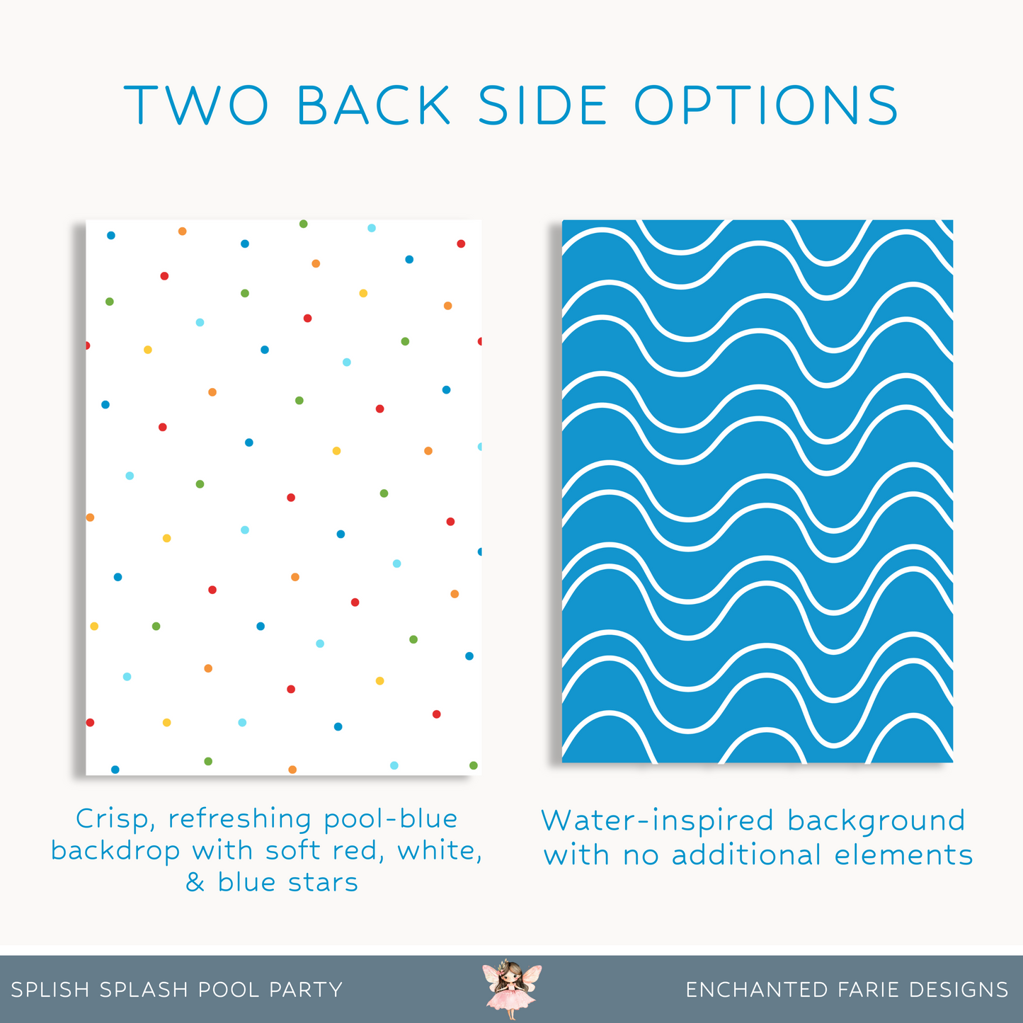 Splish Splash Pool Party Birthday Invitation